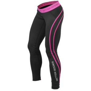 Лосины Better Bodies Athlete Tights, Black/Pink